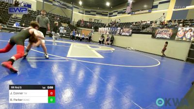 90 lbs Rr Rnd 5 - John Conner, Tuttle Wrestling vs Beckett Parker, Deer Creek Wrestling Club