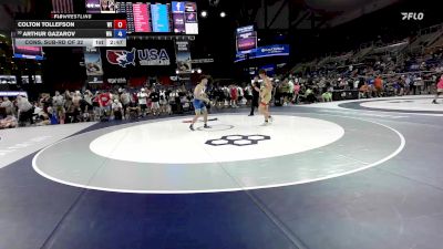 165 lbs Cons. Sub-rd Of 32 - Colton Tollefson, WI vs Arthur Gazarov, WA