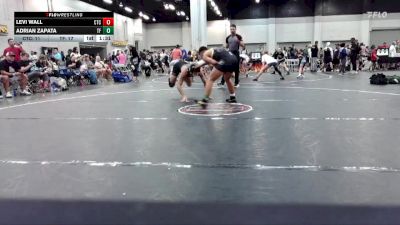 138 lbs Round 5 (6 Team) - Adrian Zapata, The Factory vs Levi Wall, Circle Training Center