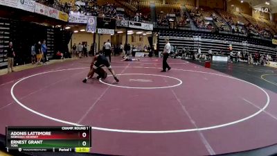 125 lbs Champ. Round 1 - Adonis Lattimore, Nebraska-Kearney vs Ernest Grant, York