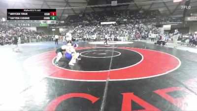 Boys 4A 165 lbs Cons. Round 5 - Brycen True, Issaquah vs Tayten Cissne, Chiawana