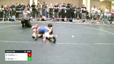 144 lbs Round Of 128 - Mason Arafiles, Grindhouse WC vs Renz Soniga, Gold Rush Wr Ac