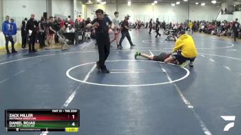 141 lbs Champ. Round 2 - Daniel Rojas, Imlay City Youth WC vs Zack Miller, Mattawan Wrestling