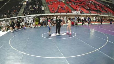109.4-118 lbs Champ. Round 3 - Harper Eldred, Idaho vs Amayah Barragan, Nevada