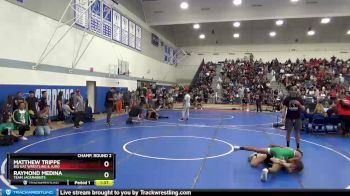 126 lbs Champ. Round 2 - Raymond Medina, Team Jackrabbits vs Matthew Trippe, Big Kat Wrestling & Judo