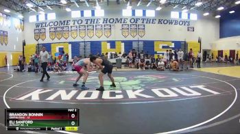 145 lbs Round 5 (8 Team) - Brandon Bonnin, Griffin Fang vs Eli Sanford, OutKast WC