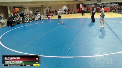 93 lbs Semis & 1st Wrestleback (8 Team) - Tyson Halverson, Dassel-Cokato-Litchfield vs Riley Harberts, Adrian