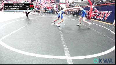 96 lbs Rr Rnd 3 - Jonathan Moorhead, Newkirk Takedown Club vs Blake Holzbaugh, Team Guthrie Wrestling