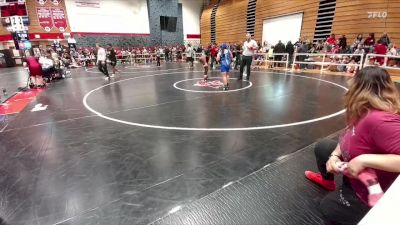 142-154 lbs Quarterfinal - Sydney Smith, Riverton Middle School vs Gulianna Vigil, CY Middle School