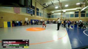 130lbs Champ. Round 4 - Alyssa Graciano, Sunnyside (Girls) vs Alexa Ortiz-Marquez, Kelso (Girls)