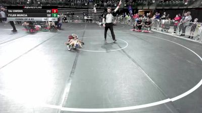 45 lbs Consi Of 8 #2 - Taj Owens, Spazz Wrestling vs Tyler Murcia, Tinton Falls Wrestling Club