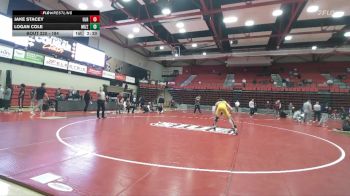 184 lbs 3rd Place Match - Jake Stacey, Little Rock vs Logan Cole, Missouri