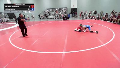 106 lbs Michael Rundell, Illinois vs Loc Webber, Ohio Scarlet