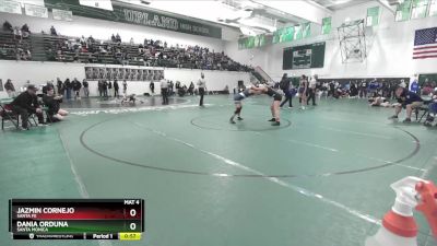 120 lbs Cons. Round 3 - Jazmin Cornejo, Santa Fe vs Dania Orduna, Santa Monica