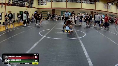 110 lbs 1st Place Match - Jaquod Rodgers, NDWA vs Gavin Rodriguez, Buxton