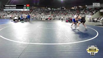 B3A-175 lbs Cons. Semi - Ethan Uyetake, Lincoln Christian vs Vohn Williams, Newkirk