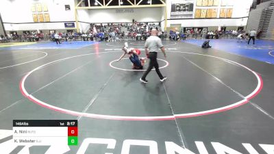 149A lbs Rr Rnd 3 - Alex Nini, Rutgers vs Kannon Webster, Illinois