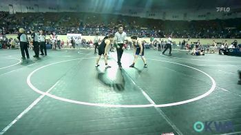 120 lbs Round Of 16 - Caden Russell, Tulsa Blue T Panthers vs Keith Polecat, Okmulgee