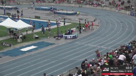 2026 AAU Junior Olympic Games - Youth Girls' 1500m, Prelims 1 - Age 17-18