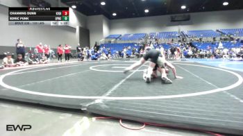 130 lbs Semifinal - Channing Dunn, Kingfisher YellowJackets vs Edric Funk, Dover Pirates Wrestling Club