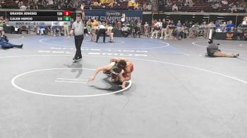 D 1 132 lbs Cons. Round 2 - Caleb Herod, Slidell vs Draven Jenkins, Terrebonne