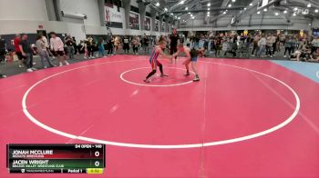140 lbs Cons. Round 2 - Jacen Wright, Brazos Valley Wrestling Club vs Jonah McClure, ReZults Wrestling