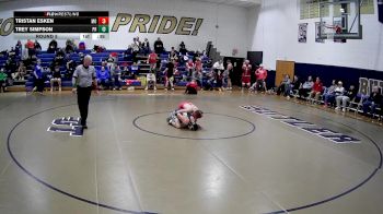 107 lbs Round 5 - Tristan Esken, Moon vs Trey Simpson, Pine Richland