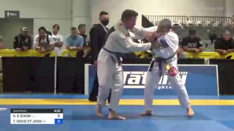 KENNETH E DIXON vs TIMOTHY DAVID ST JOHN 2021 World Master IBJJF Jiu-Jitsu Championship