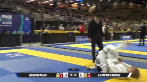 Nathan Ami Thompson vs Evan Tyler Adams 2025 Pan Kids Jiu-Jitsu IBJJF Championship