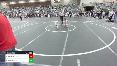 50 lbs Round Of 32 - Sawyer Rhoden, Cowa vs Ayden Krantz, Nevada Elite