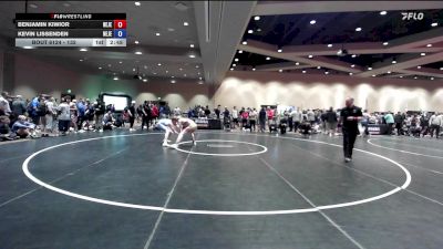 132 lbs Champ. Round 2 - Benjamin Kiwior, New Jersey vs Kevin Lissenden, New Jersey