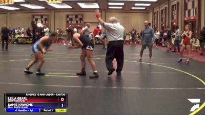 120/130 Cons. Semi - Kamie Hawkins, Team Rhode Island vs Leila Gearl, Elite Wrestling