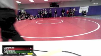 126 lbs Champ. Round 1 - Alex Yerbich, Montgomery Bell Aca. vs Lucas Traub, Blackman