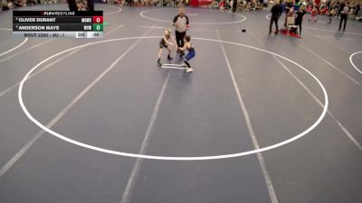 8U - J Semis - Vincent Huerta, Woodbury Wrestling vs Mack Altermatt, New Ulm Rolling Thunder Wrestling Club