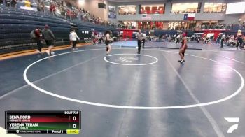 145 lbs Cons. Round 2 - Sena Ford, Mesquite (Girls) vs Yerena Teran, Conroe (Girls)