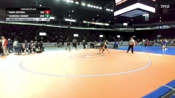 Girls 135 lbs Quarterfinal - Sara Ortega, Toppenish (Girls) vs Vanessa Weber, Skyview (Girls)