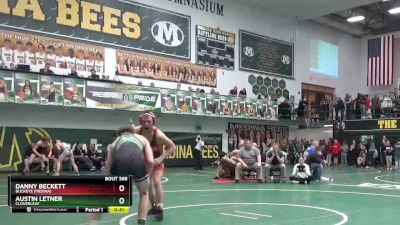 138 lbs Cons. Round 2 - Danny Beckett, Buckeye (Medina) vs Austin Letner, Cloverleaf