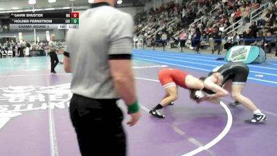 5 - 157 lbs Champ. Round 1 - Holden Fernstrom, Lightridge High School vs Gavin Shuster, Mills Godwin