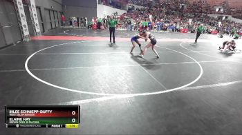 115 lbs Champ. Round 1 - Elaine Hay, Brown Deer Jr Falcons vs Ihlee Schniepp-Duffy, West Salem Bangor