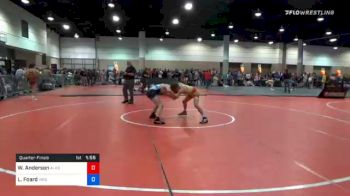 120 lbs Quarterfinal - William Anderson, Alabama vs Lane Foard, Virginia