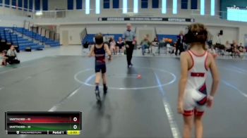 44-48 lbs Semifinal - Zoey Dalton, Cocoa Beach Wrestling Club vs Kaid McMath, Team Barracuda