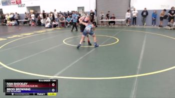 144 lbs Cons. Semi - Brodi Browning, Mat-Su Matmen vs Ivan Shockley, Juneau Youth Wrestling Club Inc.