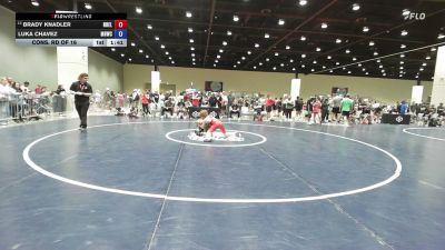 113 lbs Cons. Rd Of 16 - Brady Knadler, NB Elite vs Luka Chavez, Mile High Wrestling Club