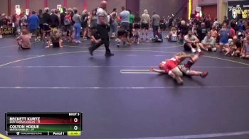 72 lbs Round 2 (4 Team) - Beckett Kurtz, East Kansas Eagles vs Colton Hogue, Untouchables