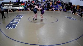 235 lbs Champ. Round 1 - Alexis Verba, Pine-Richland Hs vs Caroline Perez, Plum Hs