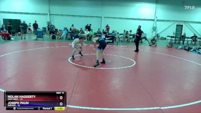 125 lbs Placement Matches (16 Team) - Nolan Haggerty, Ohio Grey vs Joseph Paun, Indiana