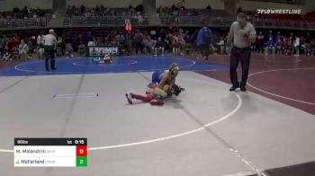 86 lbs Quarterfinal - Matteo Malandrini, Natrona Colts vs Jakson McFarland, Columbus Wrestling Org. Black