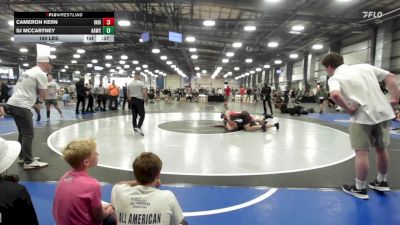 180 lbs Rr Rnd 3 - Cameron Kern, Indiana Outlaws Gold vs SJ McCartney, All-American Wrestling Club MS