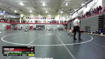 157 lbs Champ. Round 2 - Hayden Butterfield, Gannon vs Owen Cline, Colorado Mesa