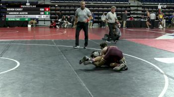 133 lbs Consi Of 4 - Deven Casey, Penn vs Andrew Austin, Central Michigan